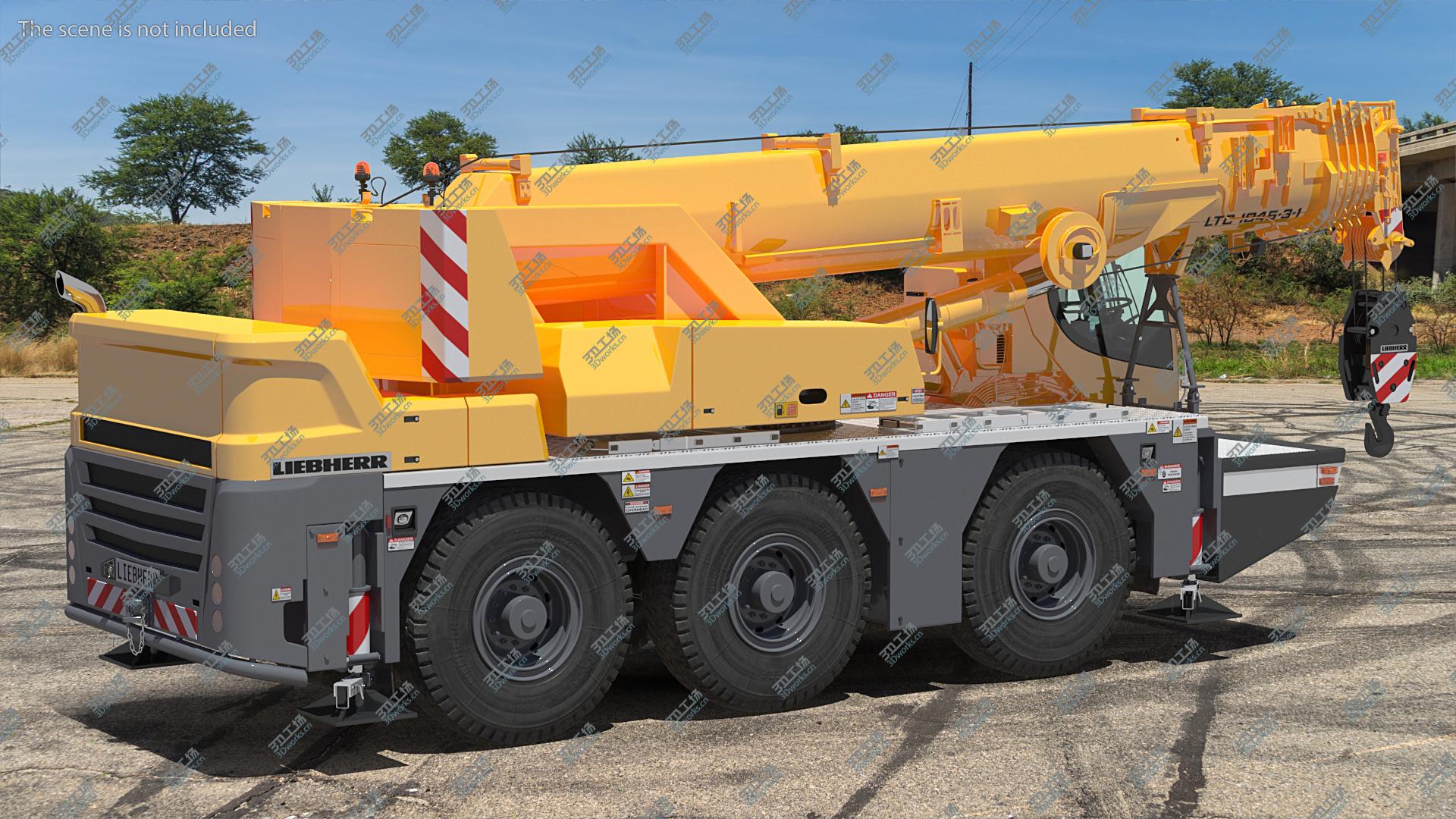 images/goods_img/2021040164/3D Compact Mobile Crane Liebherr LTC 1050 31 model/5.jpg